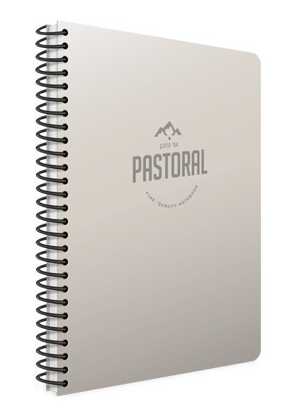 A4 Defter 72 Yp. Kareli Spr. Pp. Kpk. Kahve Pastoral