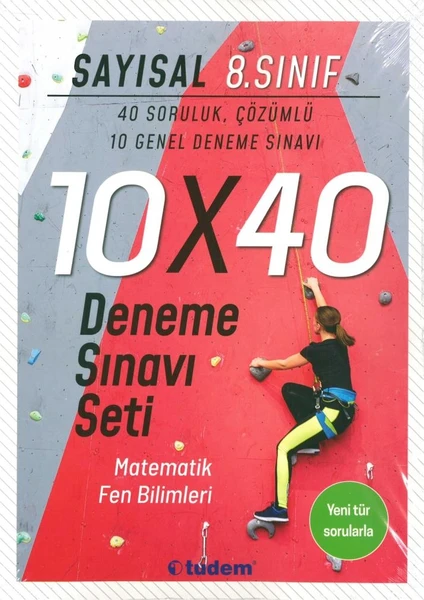 Tudem Yayınları 8. Sınıf Sayısal 10X40 Deneme Sınavı Seti