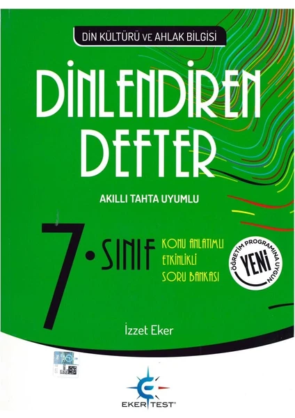 Eker Test Yayınları 7. Sınıf Dinlendiren Defter 2019