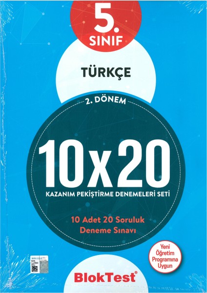 Tudem Yayınları Bloktest 5. Sınıf Türkçe 10X20 Kap Deneme.(2. Dönem) 2019