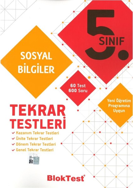 Tudem Yayınları 5. Sınıf Sosyal Bilgiler Tekrar Testleri 2019