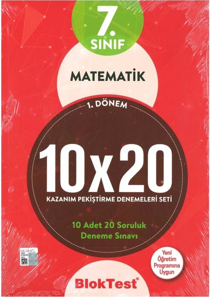 Tudem Yayınları 7. Sınıf Matematik 10X20 Deneme 1. Dönem 2019