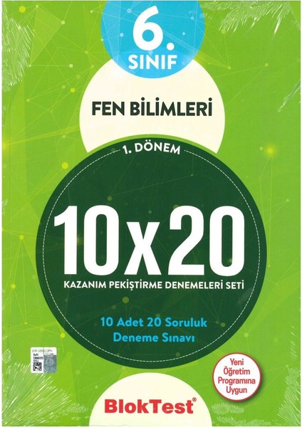 Tudem Yayınları 6. Sınıf Fen Bilimleri10X20 Deneme 1. Dönem 2019