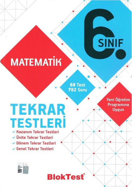 Tudem Yayınları 6. Sınıf Matematik Tekrar Testleri 2019