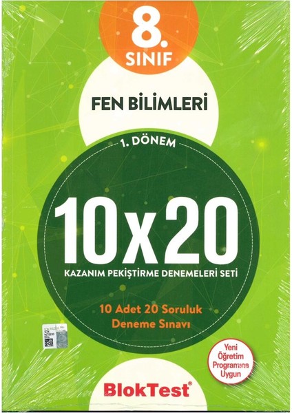 Tudem Yayınları Bloktest 8. Sınıf Fen Bilimleri 10X20 Kap Deneme 1. Dönem 2019