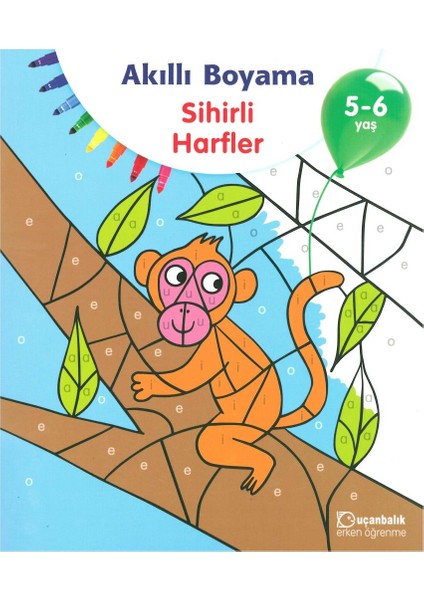Tudem Uçanbalık Boyama Sihirli Harfler 5-6 Yaş