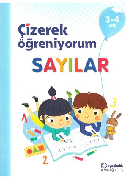 Tudem Uçanbalık Çizerek Öğreniyorum Sayılar 3-4 Yaş