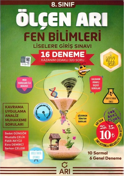 8.Sınıf Fen Bilimleri Deneme 16 Lı ( Ölçen ) 2019