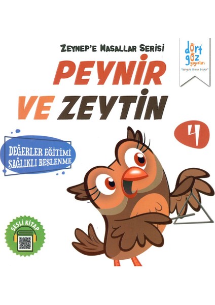 Dörtgöz Yayınları Zeynep'E Masallar Serisi 8- Peynir Ve Zeytin