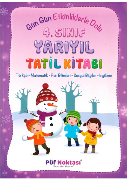 Püf Noktası 4.Sınıf Yarıyıl Tatil Kitabı 2019