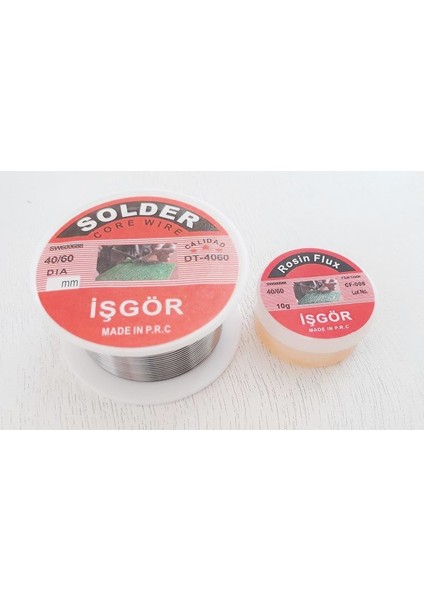 Lehim Pastası ve Lehim Teli Lehimleme Kremi Solder 40/60 fiyatları