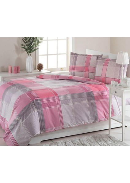 Tek Kişilik Nevresim Takımı Roxın Pembe