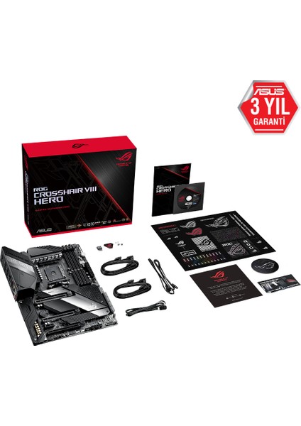 ROG Crosshair VIII Hero Amd X570 DDR4 4600 MHz (OC) Am4 Atx Anakart