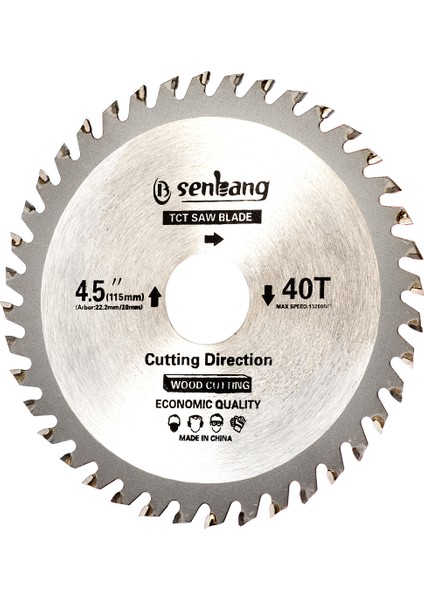 Senbang 115 mm Sunta Ağzı Kesme Bıçağı