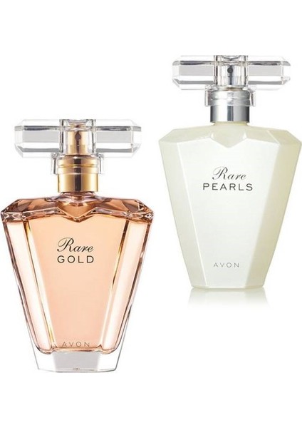 Rare Gold Kadın Parfüm 50 ml ve Avon Rare Pearls Kadın Parfüm 50 ml