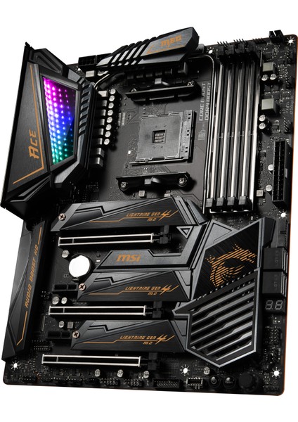 MEG X570 ACE AM4 DDR4 4600 mhz (OC) 3 x M.2 USB 3.2 WIFI 2X LAN RGB ATX Anakart