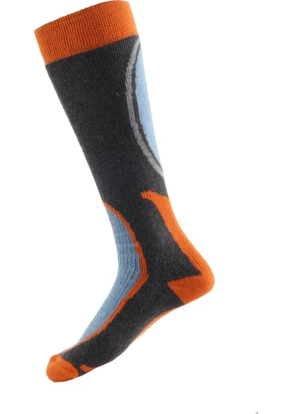 Ski & Snowboard Socks Çorap Turuncu/Siyah