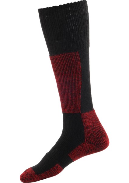 Ski Socks Çorap Siyah/Kırmızı