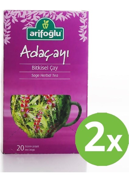 Adaçayı 20li Süzen Poşet 2'li