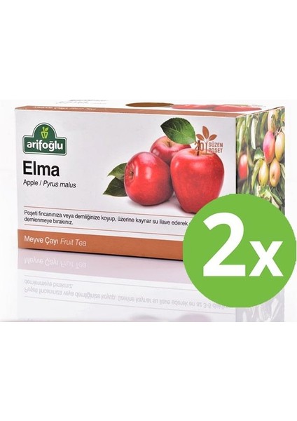 Elma 20li Süzen Poşet 2'li