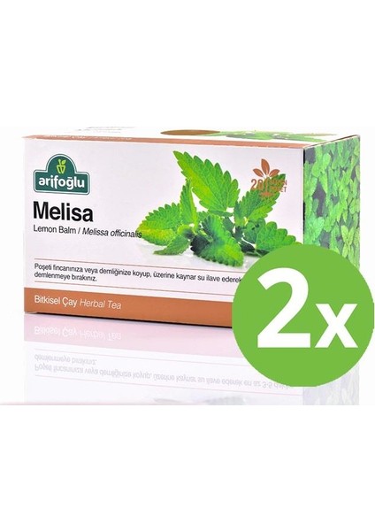 Melisa 20li Süzen Poşet 2'li