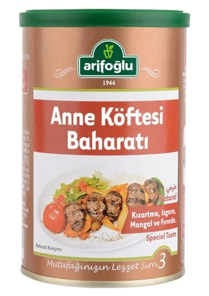 Anne Köftesi Baharatı 150 gr Teneke