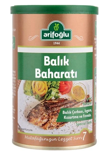 Balık Baharatı 120 gr Teneke