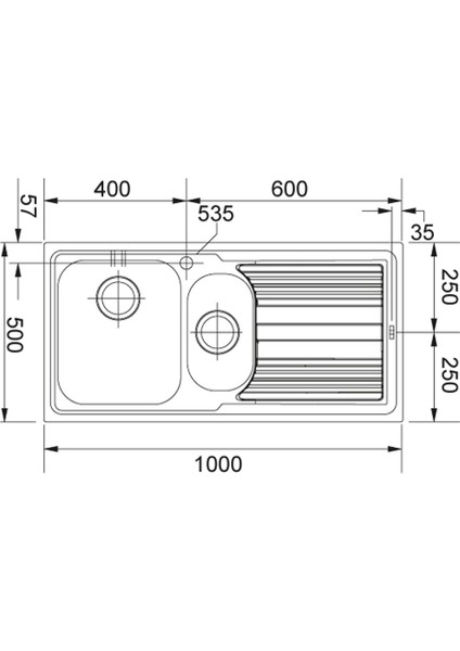 Logica Line Llx 651 Paslanmaz Çelik Evye fiyatları