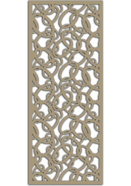 Liar Ahşap Seperatör (Paravan) - KSP-31 - (10 mm) - (69 cm x 139 cm) - (Ham)