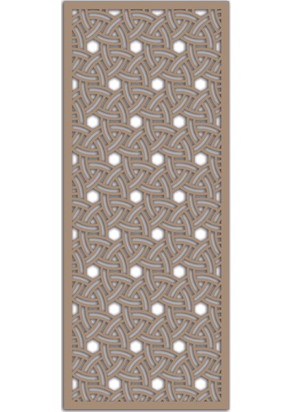 Liar Ahşap Seperatör (Paravan) - KSP-89 - (10 mm) - (69 cm x 139 cm) - (Ham)