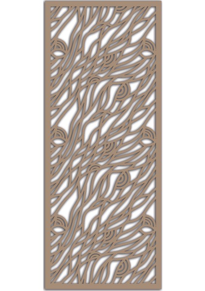Liar Ahşap Seperatör (Paravan) - KSP-97 - (10 mm) - (69 cm x 139 cm) - (Ham)