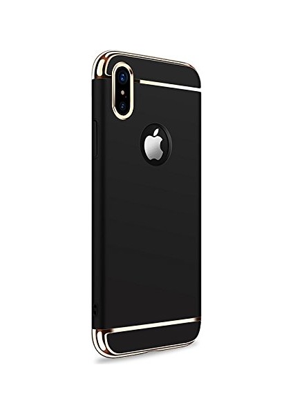 JR-BP364 Apple iPhone X/XS Ling Serisi Silikon Kılıf Kapak Siyah
