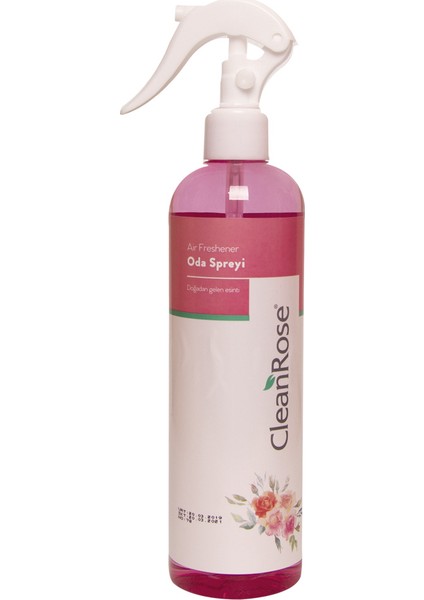 Cleanrose Oda Parfümü Sprey (Gül) - 375 ml