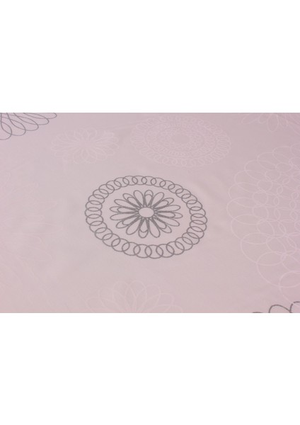 Koton Beyaz Gümüş Gri Helezon Desen Dikdörtgen Masa Örtüsü modelleri