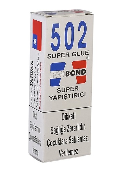 502 Süper Japon Yapıştırıcısı 20 gr