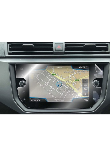 Seat Ibiza 2018 Navigasyon Görünmez Ekran Koruyucu