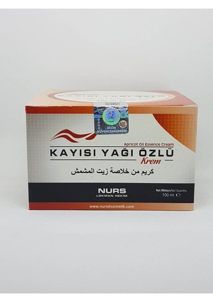 Kayısı Kremi 100 ml