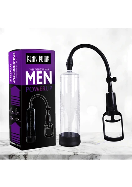 Penis Pump Men Güçlü Vakumlu Penis Pompası Silikon Başlıklı