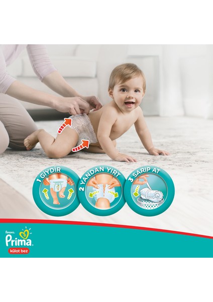 Külot Bebek Bezi 3 Beden 64 Adet Midi Ekonomik Paket