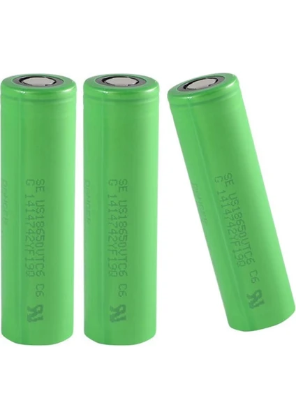 Vtc6 18650 3.7V 3000 Mah Li-Ion 3'lü Şarjlı Pil