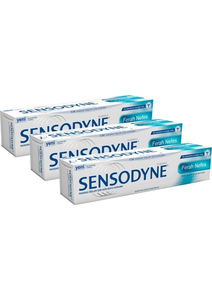 Ferah Nefes Diş Macunu 3 Adet 50 ml
