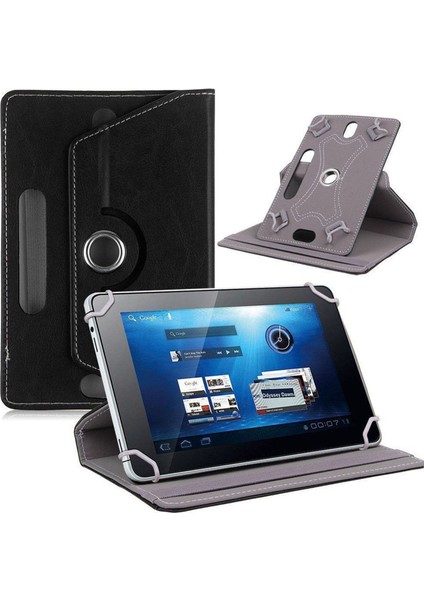 10" Tabletler Için Universal Döner Standlı Kılıf