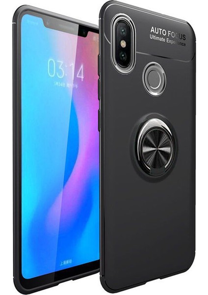 Xiaomi Mi 8 Se Focus Serisi Yüzük Standlı Silikon Kılıf