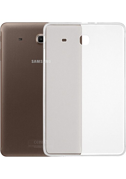 Samsung Galaxy Tab E T562 T560 T567 9.6" Tablet Silikon Tpu Soft Kılıf - Şeffaf
