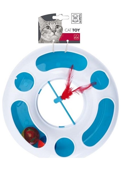Daire Içinde Sesli Toplar Kedi Oyuncağı