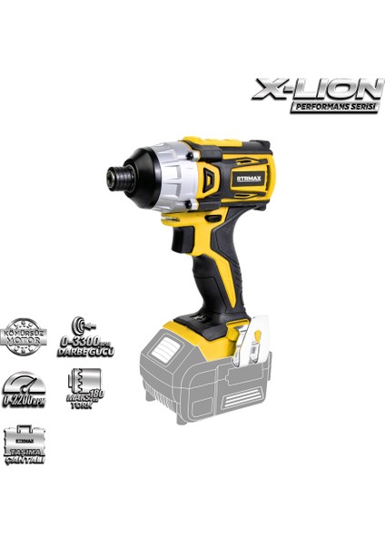 RTX2022B 18V Kömürsüz Darbeli Vidalama (Aküsüz)