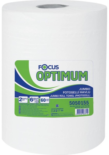 Optimum 21 cm Fotoselli Havlu 60 mt Koli Içi 6 Paket