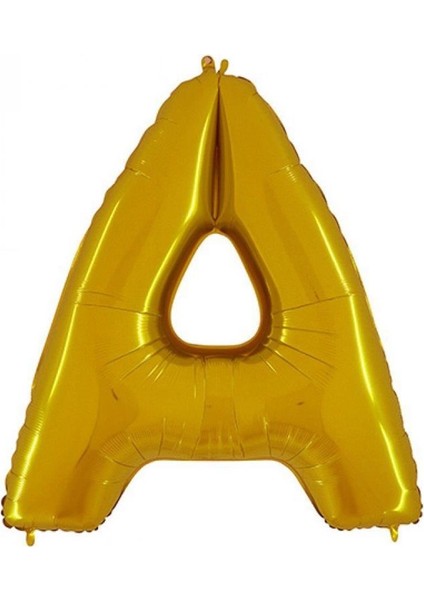 A Harf Altın Folyo Balon 40 inç - PartiPan
