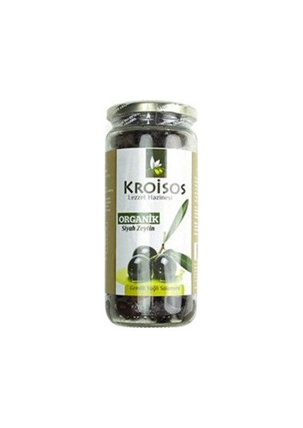Organik Siyah Zeytin - Gemlik Salamura - 310 gr