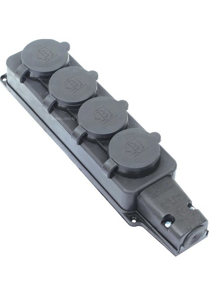 BK1-1402-3614 Bemis 4 Lü Kauçuk Grup Priz